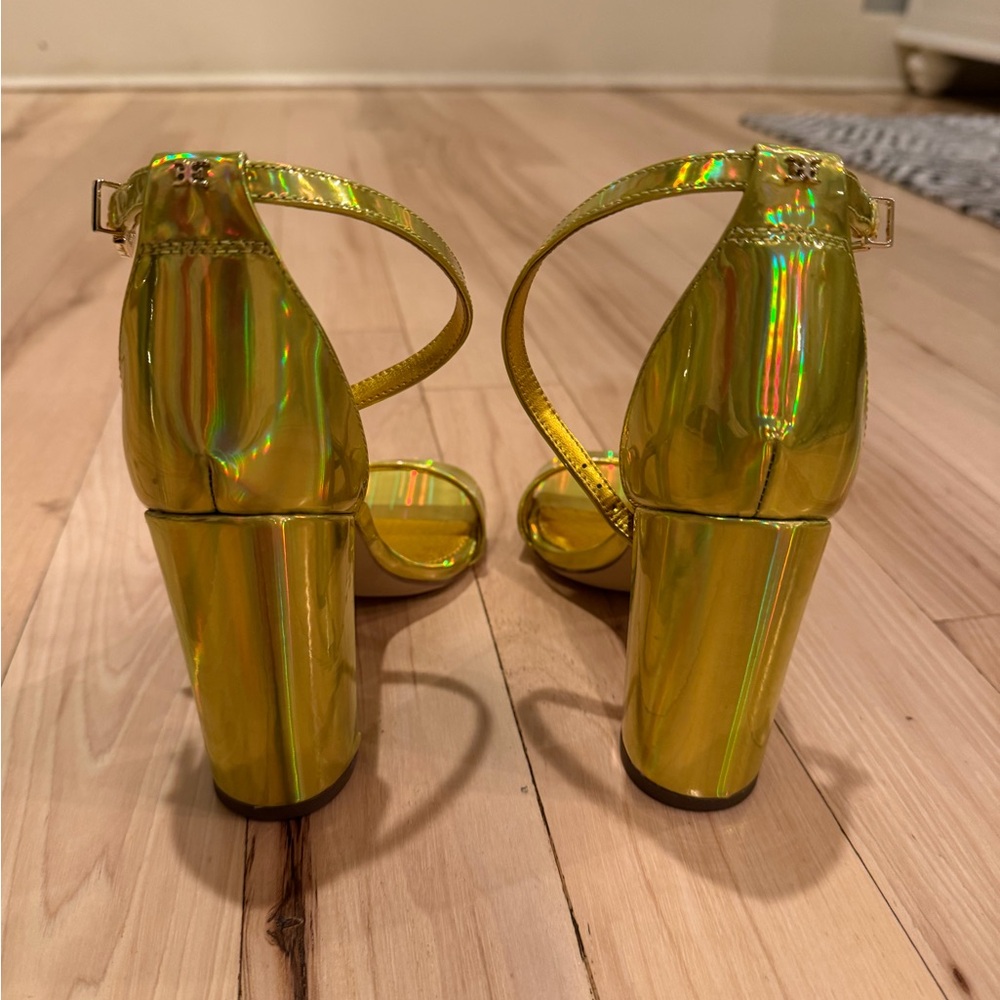 Sam Edelman Yaro Ankle Strap Sandal, size 6 -Mimosa Gold! NEW! - Picture 4 of 4